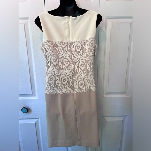 STUDIO ONE, cream dress - Picture 2 of 3